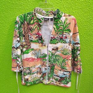 Onque Woman Multicolor Tropical Jacket
